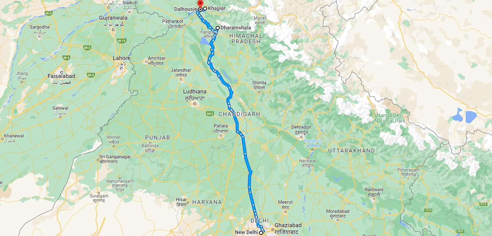 Dharamshala Dalhousie Tour Package