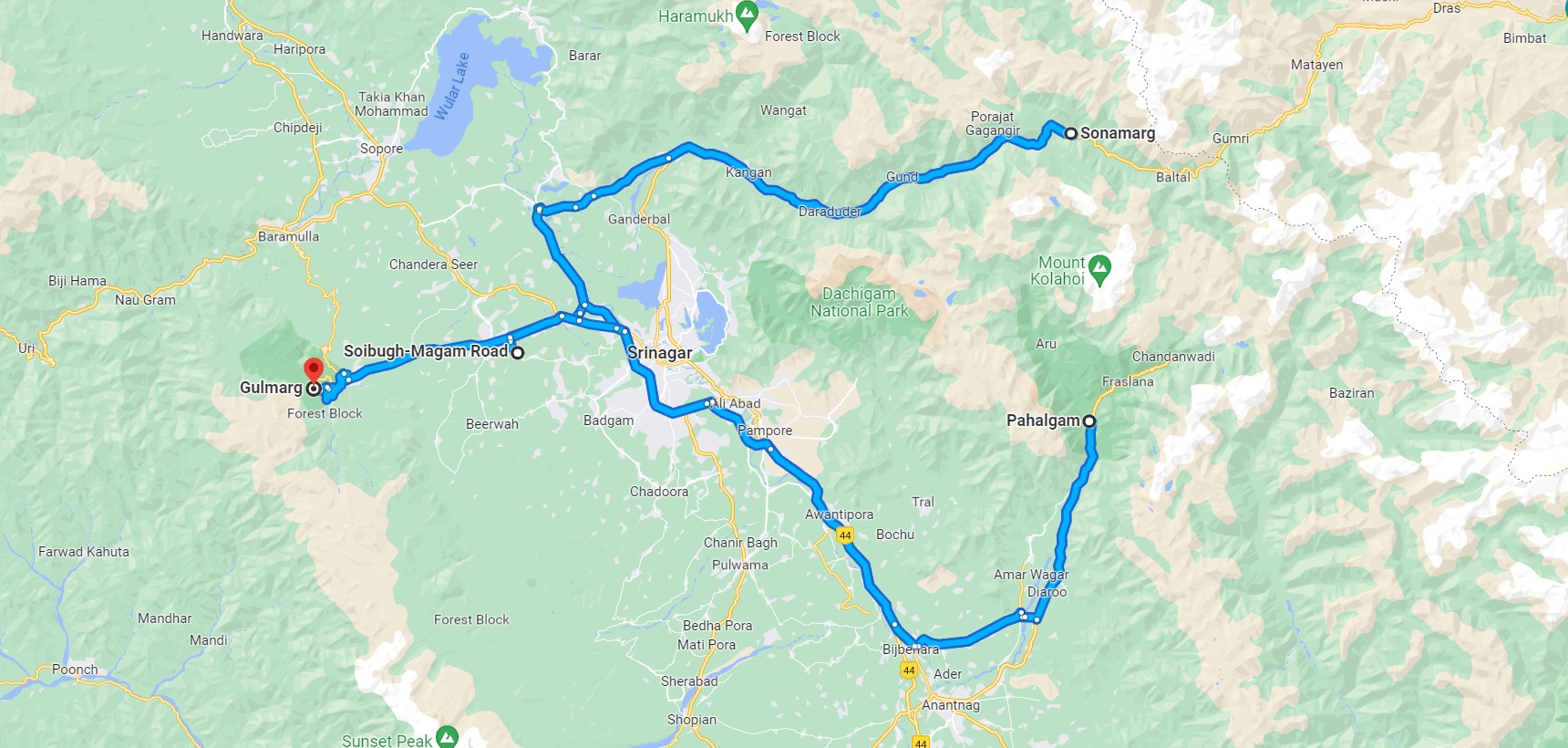 Romantic Kashmir Honeymoon Package